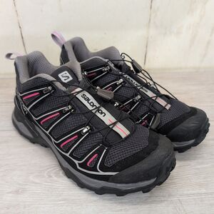 Salomon X Ultra  GTX 371641 Women’s Size 6.5 US Black Gray Trail Running Shoes